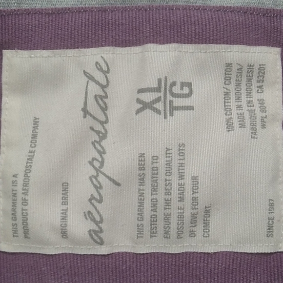 LAST DROP! Aeropostale Half Zip Pullover Hoodie Good Condition 2 Small Spots - Picture 7 of 7